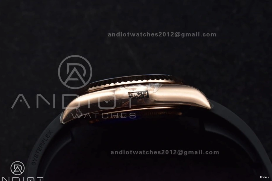 A23J (Gain Weight) Strap ZF 336235 1:1 1097 QuickDry RG Dial Grey Best Oyster-flex on Sky-Dweller Edition 0708